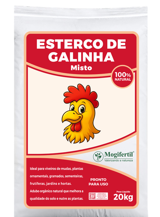 Esterco de Galinha Misto — Estercos e Húmus Mogifertil
