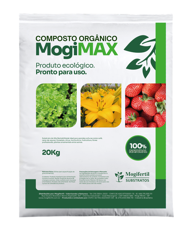 MogiMAX Composto Orgânico — MogiMAX Profissional - Compostos Mogifertil