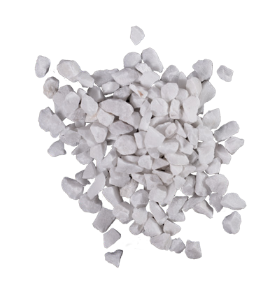 Cascalho Granilha Branco — Pedras, Pedriscos, Cascalhos e Seixos Mogifertil